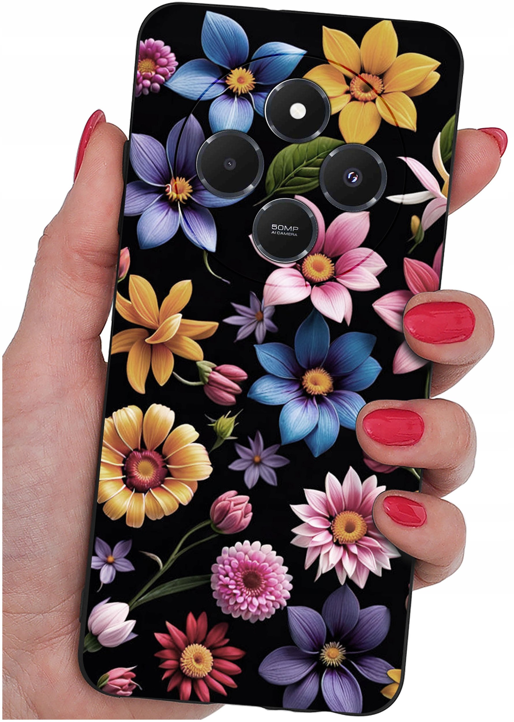 Etui do Xiaomi Redmi 14C WZORY |SILIKONOWE MATT CASE + SZKŁO 9H