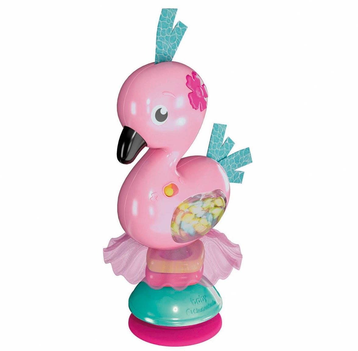 Interaktyvus barškutis Clementoni baby Flamingas