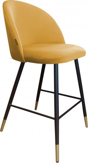 Atos Hoker CLAUDINE VELVET GOLD żółty tapicerowany aksamitem ATOS