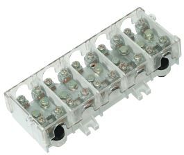 Pawbol Listwa zaciskowa LG 5x25/16 termoplastyczna z osłoną TH35 (E.4029)