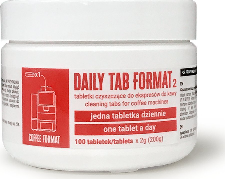 Coffee Format Coffee Format Daily Tab Format 2 Tabletki czyszczące do ekspresu
