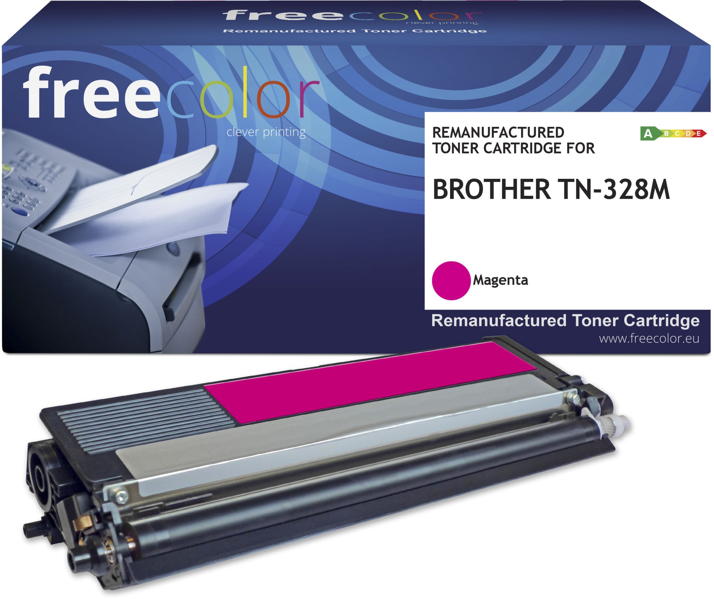 Toner Freecolor Toner Brother TN-328M magenta 6000 stron remanufactured