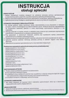 Mój dom Instrukcja 27 Bhp Instrukcja Obsługi Apteczki