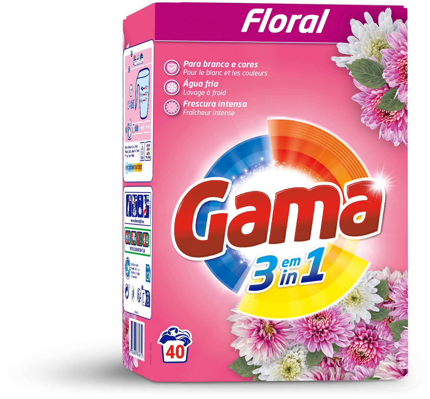 Proszek do prania GAMA Floral Universal 40 prań 2,2 kg