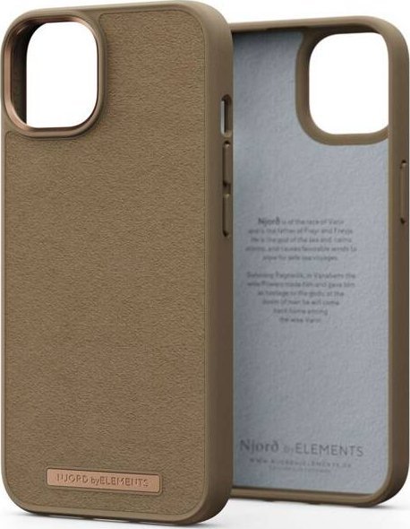 Njord by Elements Njord "Comfort+" Cover for Apple iPhone 14 Pro, camel standard