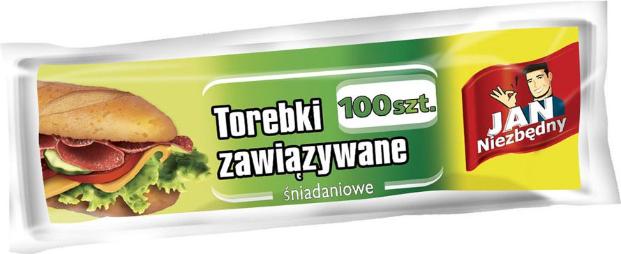 JAN Niezbędny Torebki śniadaniowe 100szt (8571013784)