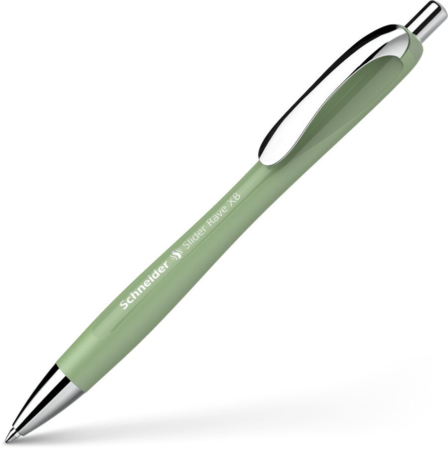 Długopis automatyczny SCHNEIDER Slider Rave, XB, 1szt., zielony