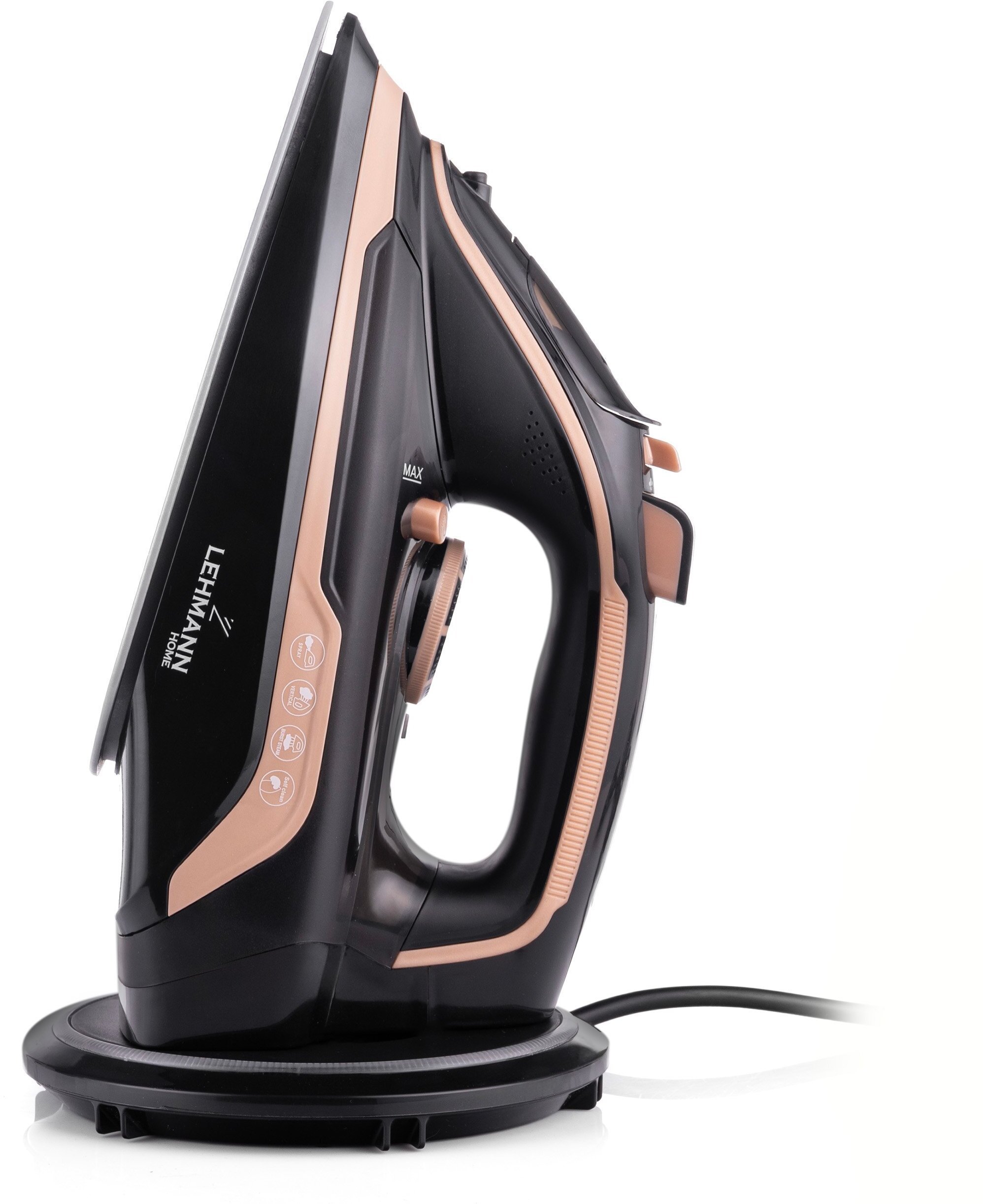 Żelazko parowe bezprzewodowe Lehmann Pargo Golden Rose
