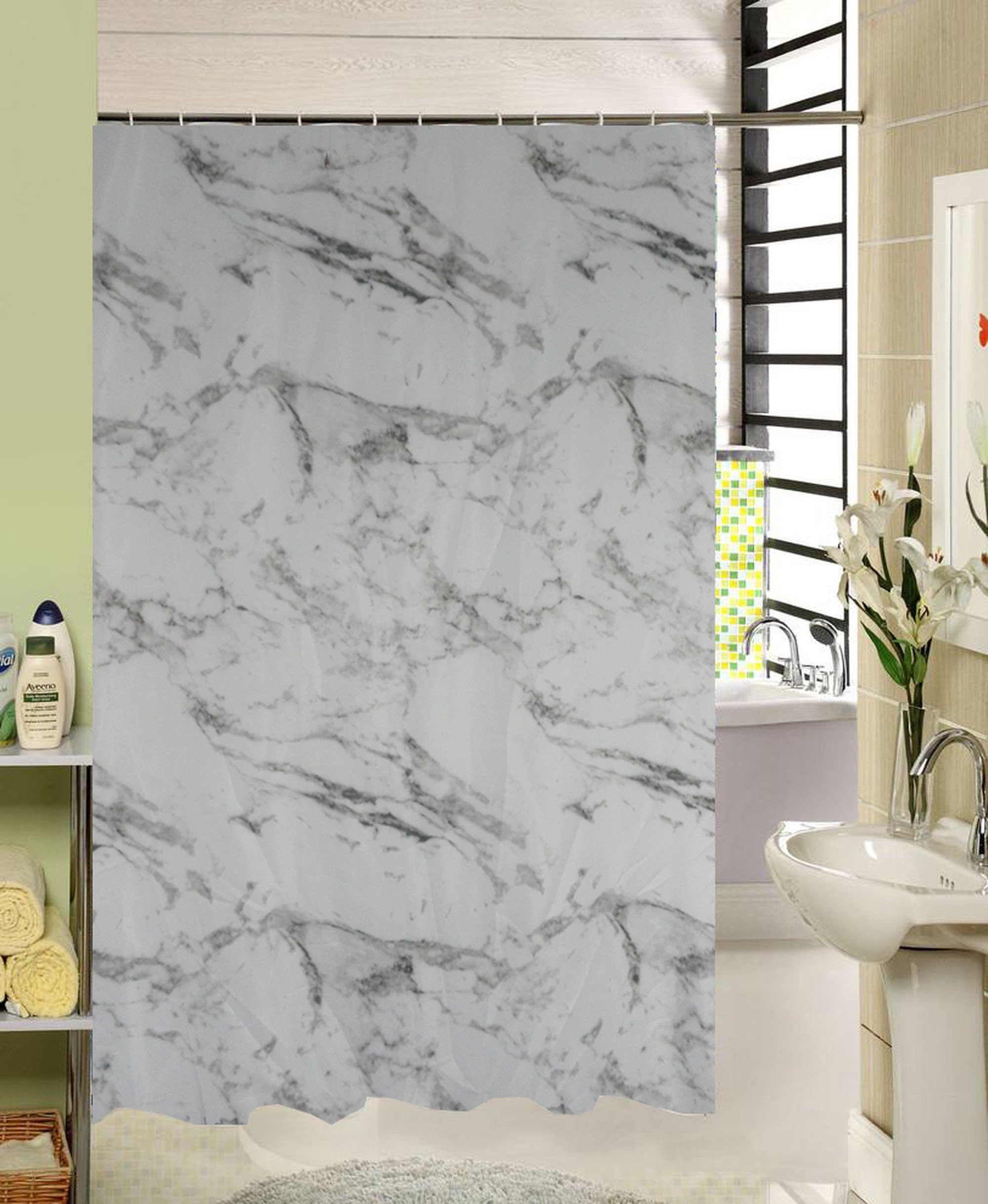 SHOWER CURT CY-172031H 180X180CM POLIEST