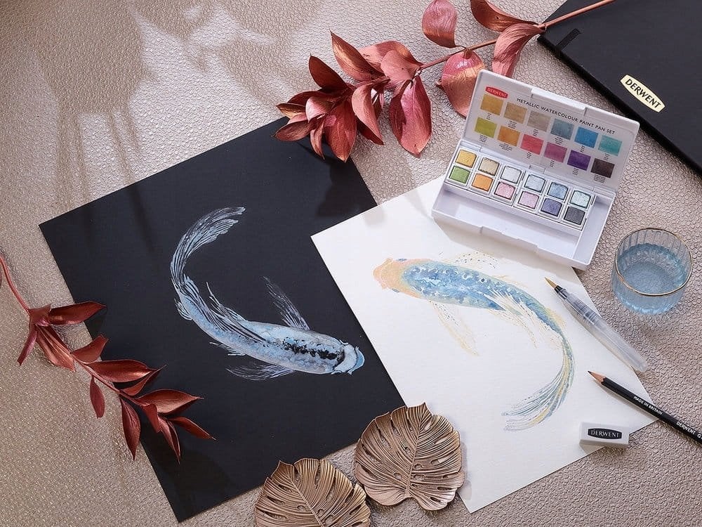 Derwent - Line & wash paint pan set