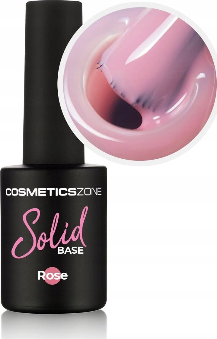 Cosmetics Zone Baza hybrydowa budująca różowa Solid Base Rose 15ml