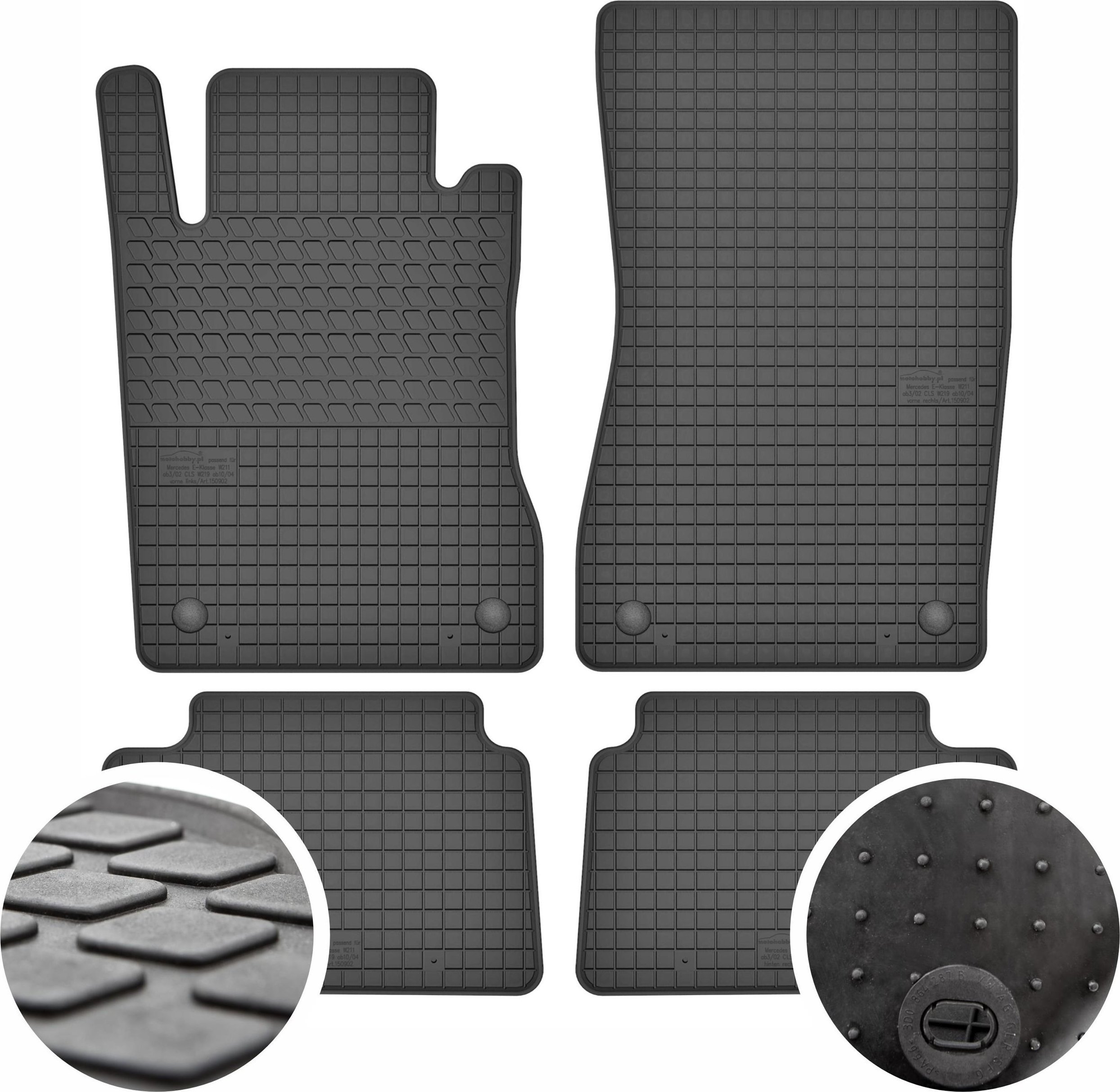 GeyerHosaja Dywaniki gumowe do Mercedes-Benz E W211 (2002-2009)