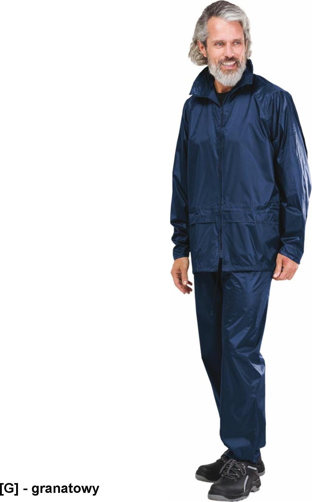 R.E.I.S. KPL - komplet przeciwdeszczowy - granatowy 3XL