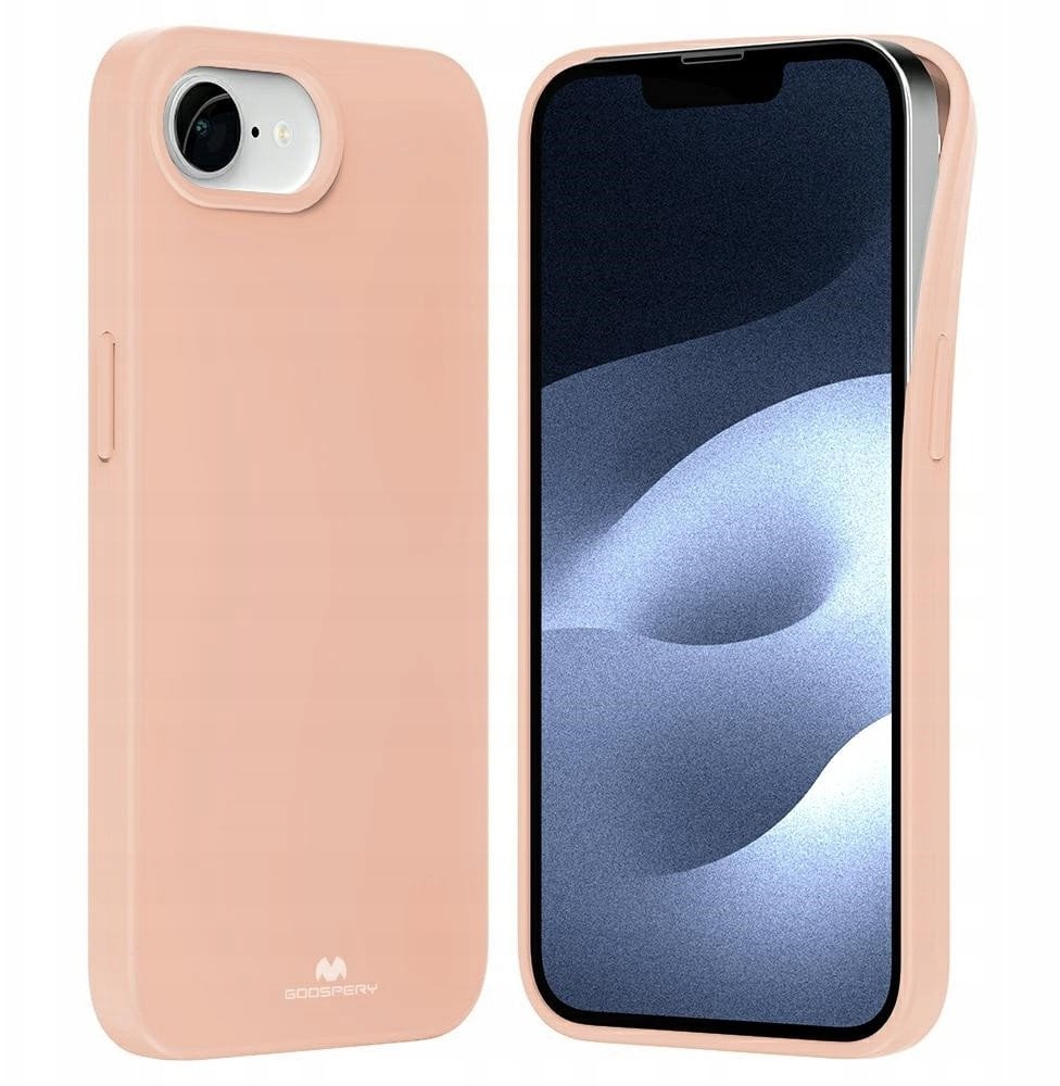 Etui Mercury Soft do iPhone 16e różowo-piaskowy