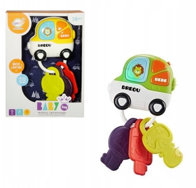 Zabawka dla malucha kluczyki ze światłem i dźwiękiem
