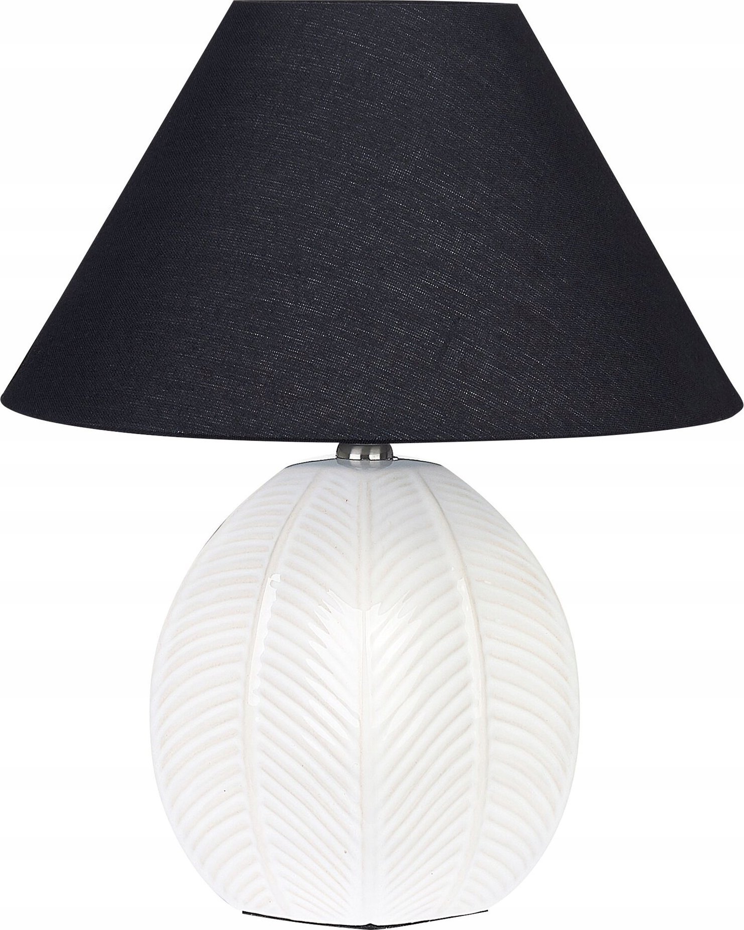 Beliani Lampa stołowa ceramiczna beżowa CADENA