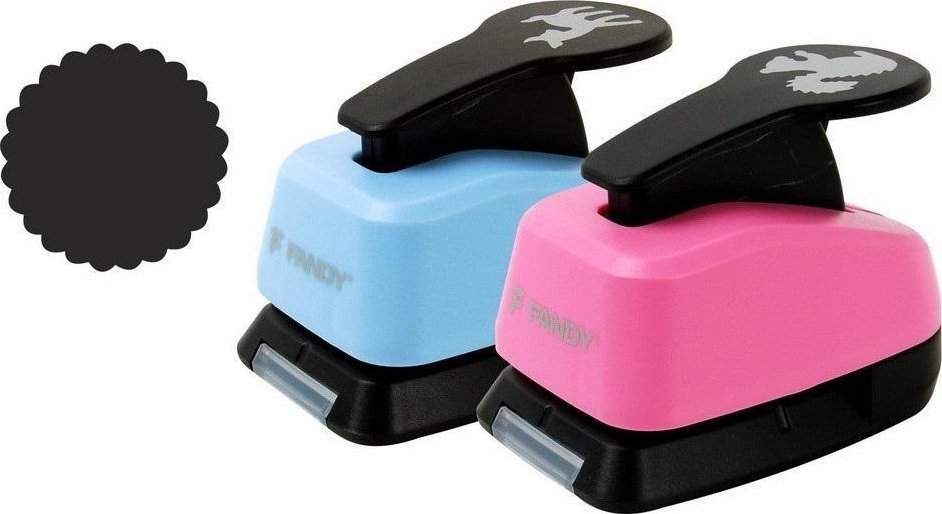 FANDY Dziurkacz ozdobny 25mm koło MIX