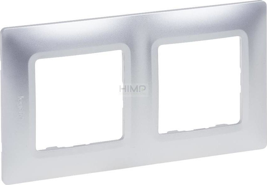 Legrand Niloe Selection Ramka podwójna aluminium 762012