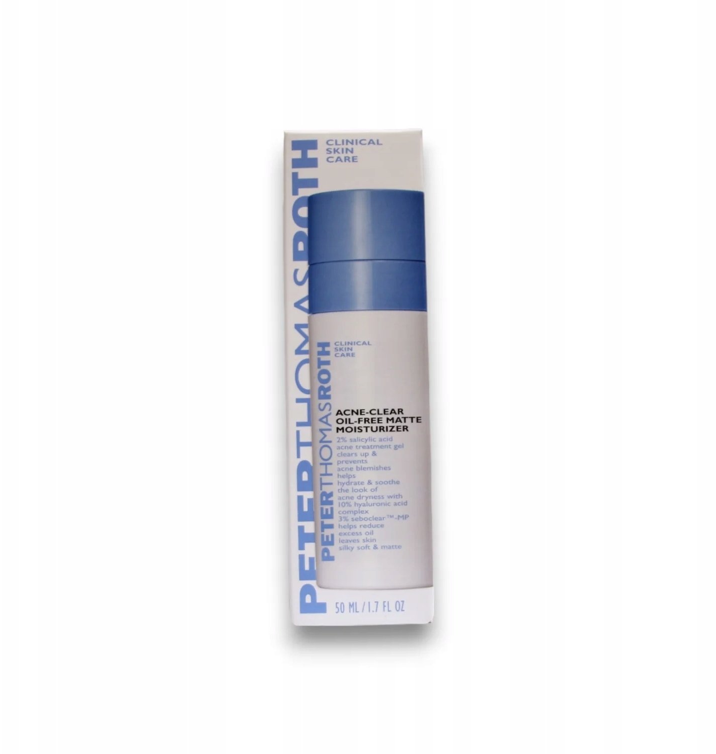 Peter Thomas Roth, Acne-Clear, Oil-Free, Hydrating & Repairing, Gel, For Face, 50 ml Unisex