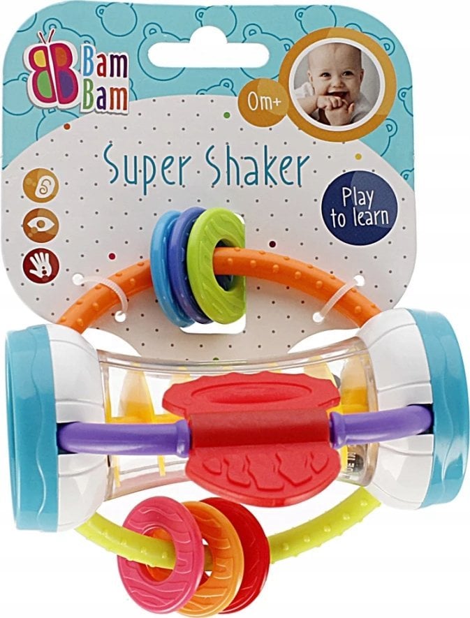 BamBam BAM BAM GRZECHOTKA SZEJKER LUSTRO 12X15X9 B/C72