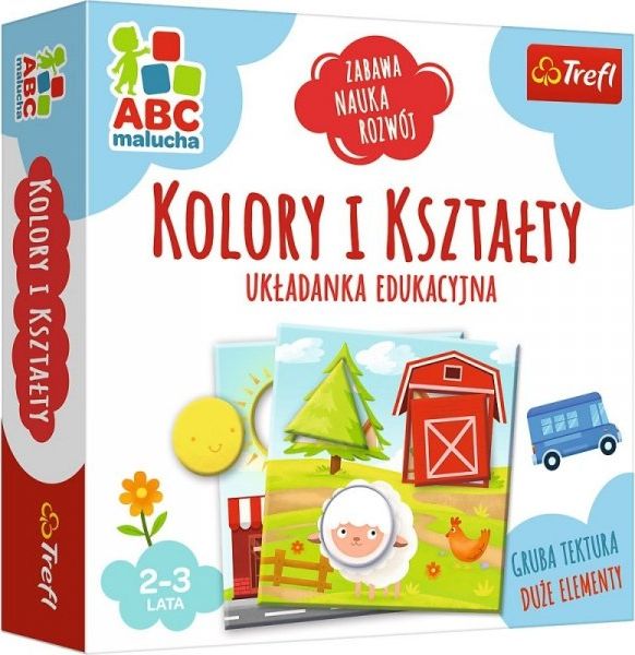 Trefl -GRA KOLORY I KSZTALTY ABC MALUCHA TREFL PUD