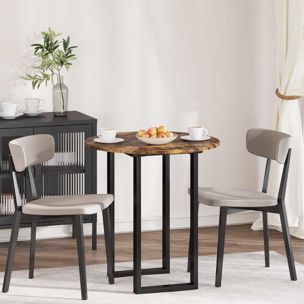 vidaXL Blat stołu Wędzony dąb 70 x 70 x 1.5 cm Materiał drewnopochodny