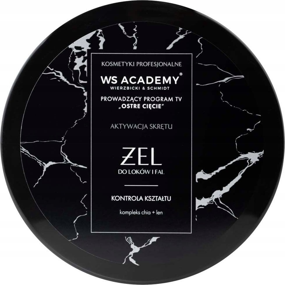 WS ACADEMY_Kontrola kształtu żel do loków i fal 250ml