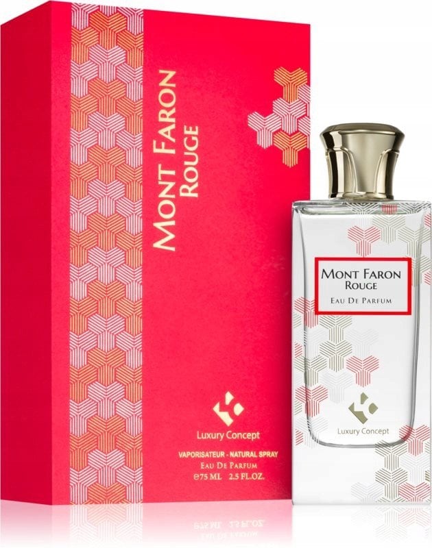 Luxury Concept, Mont Faron Rouge, Eau De Parfum, For Women, 75 ml For Women