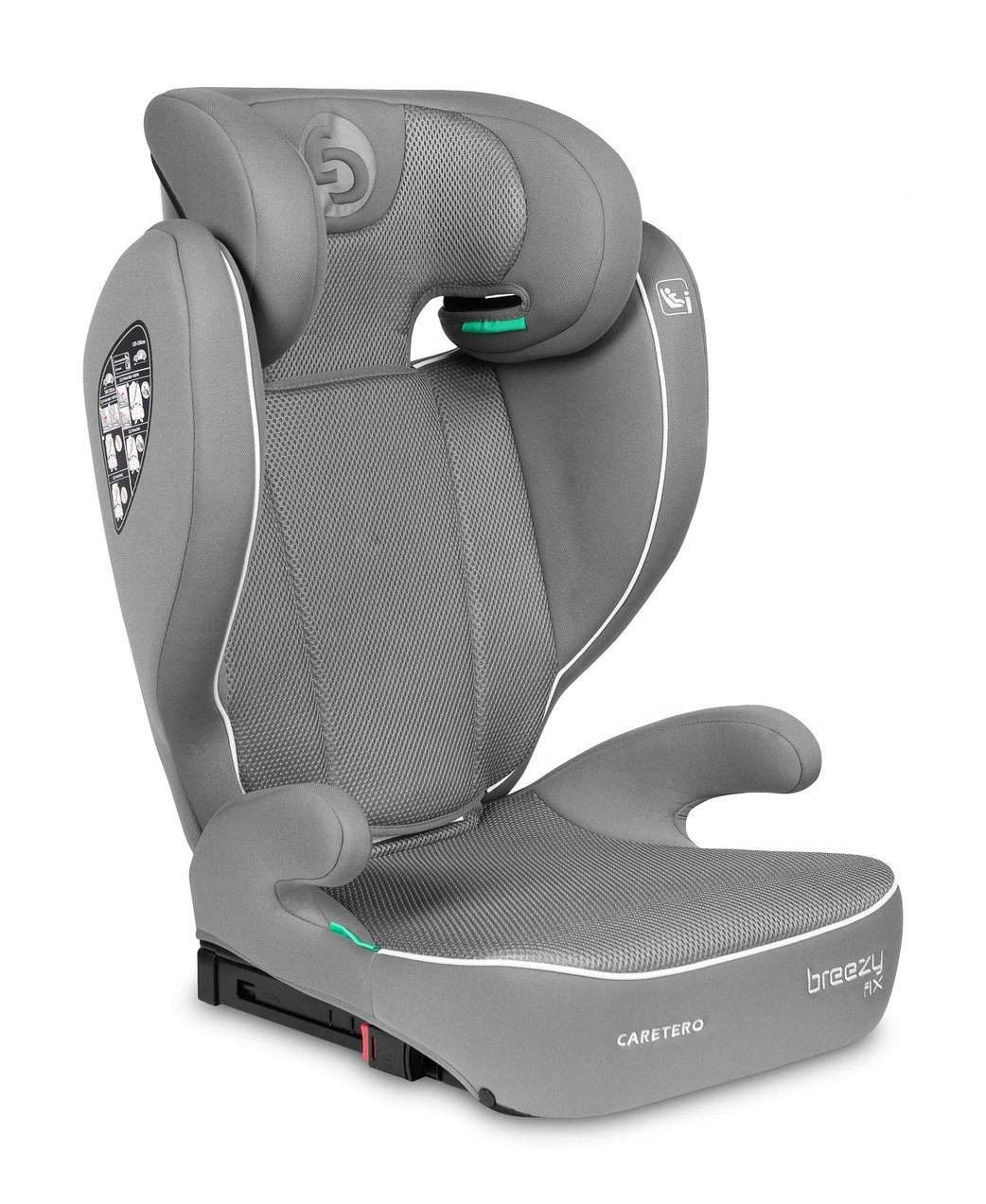 FOTELIK BREEZY FIX GREY (100-150cm)