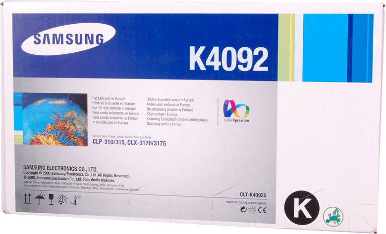 Toner Samsung CLT-K4092S Black Oryginał (CLTK4092S)