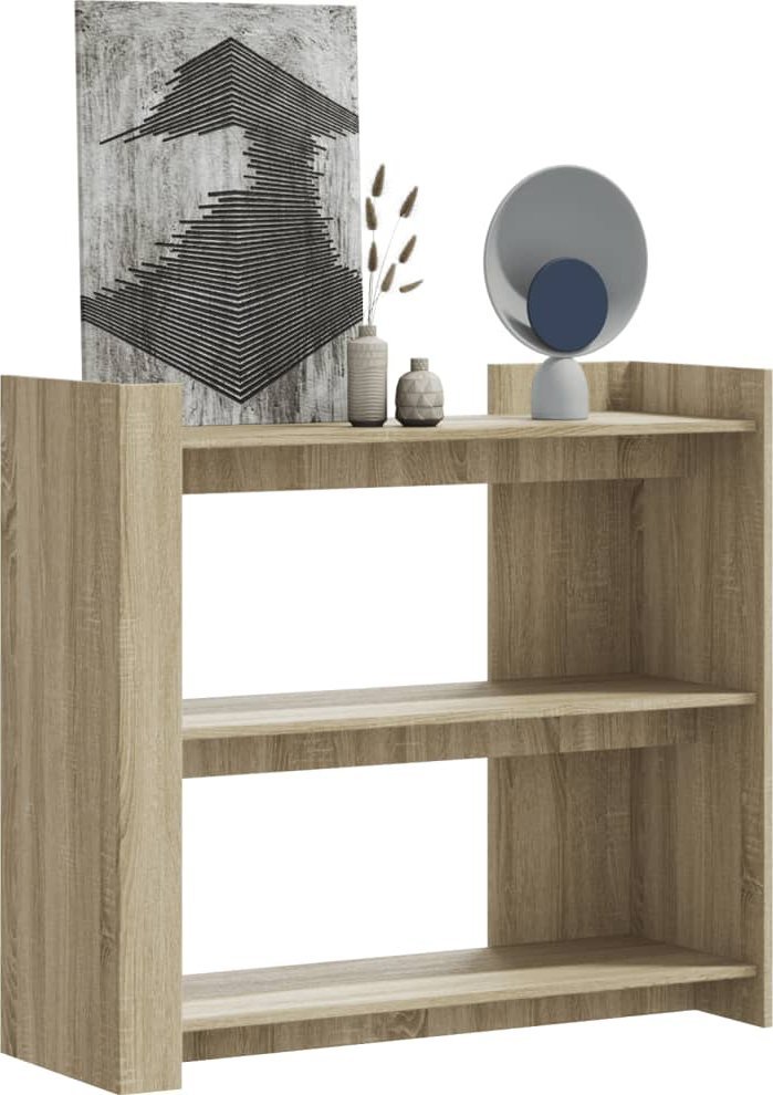 vidaXL vidaXL Stolik konsolowy, dąb sonoma, 100x35x90 cm
