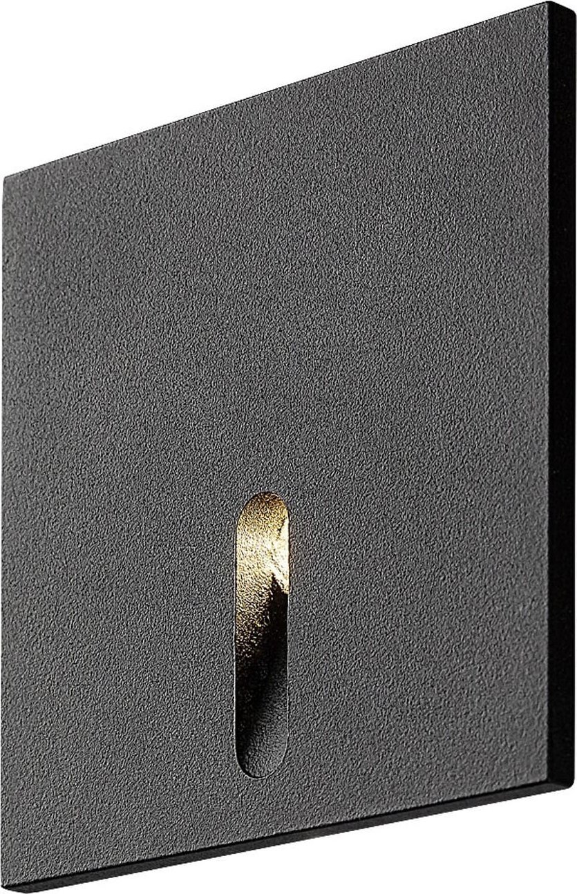 Oprawa schodowa Rabalux Boven oświetlenie schodowe czarna LED 3W barwa światła ciepła IP20