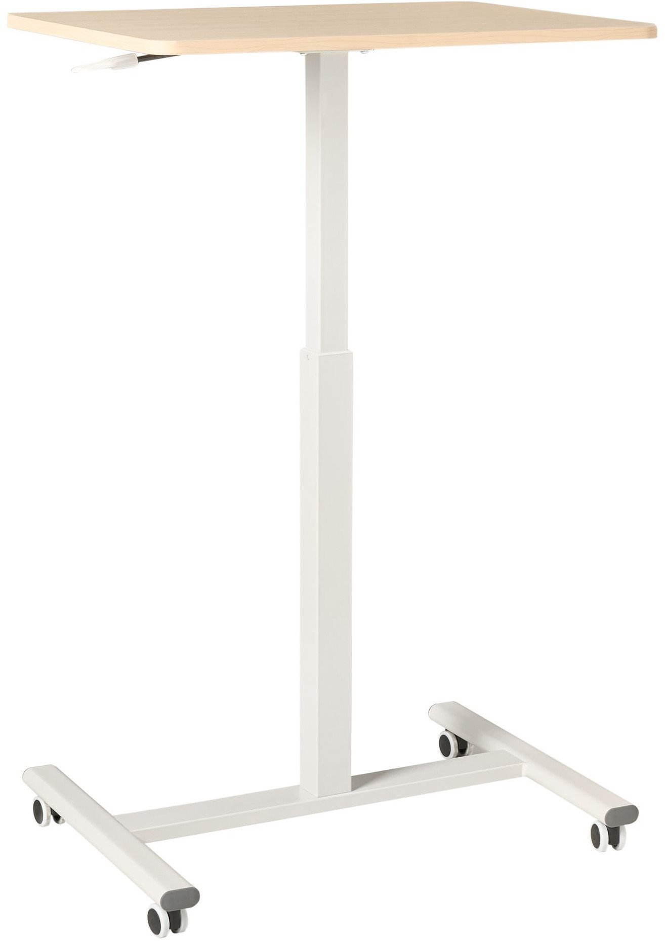 Regulowany stolik pod laptopa ACADEMIA Jasny brąz/ biały 65 cm 48 cm