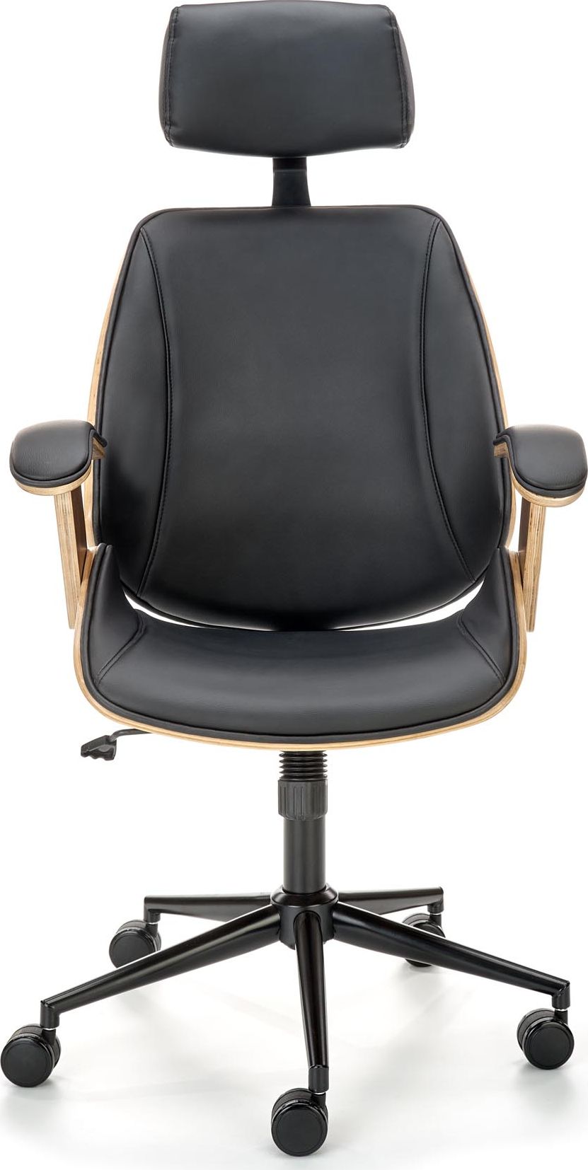 Krzesło biurowe Halmar Ignazio Czarno-brązowe