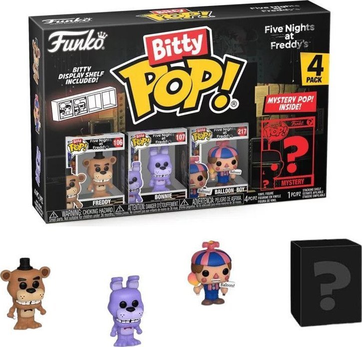 Figurka Funko Pop five nights at freddy's bitty 4 pack 2.5cm freddy bonnie funko pop!