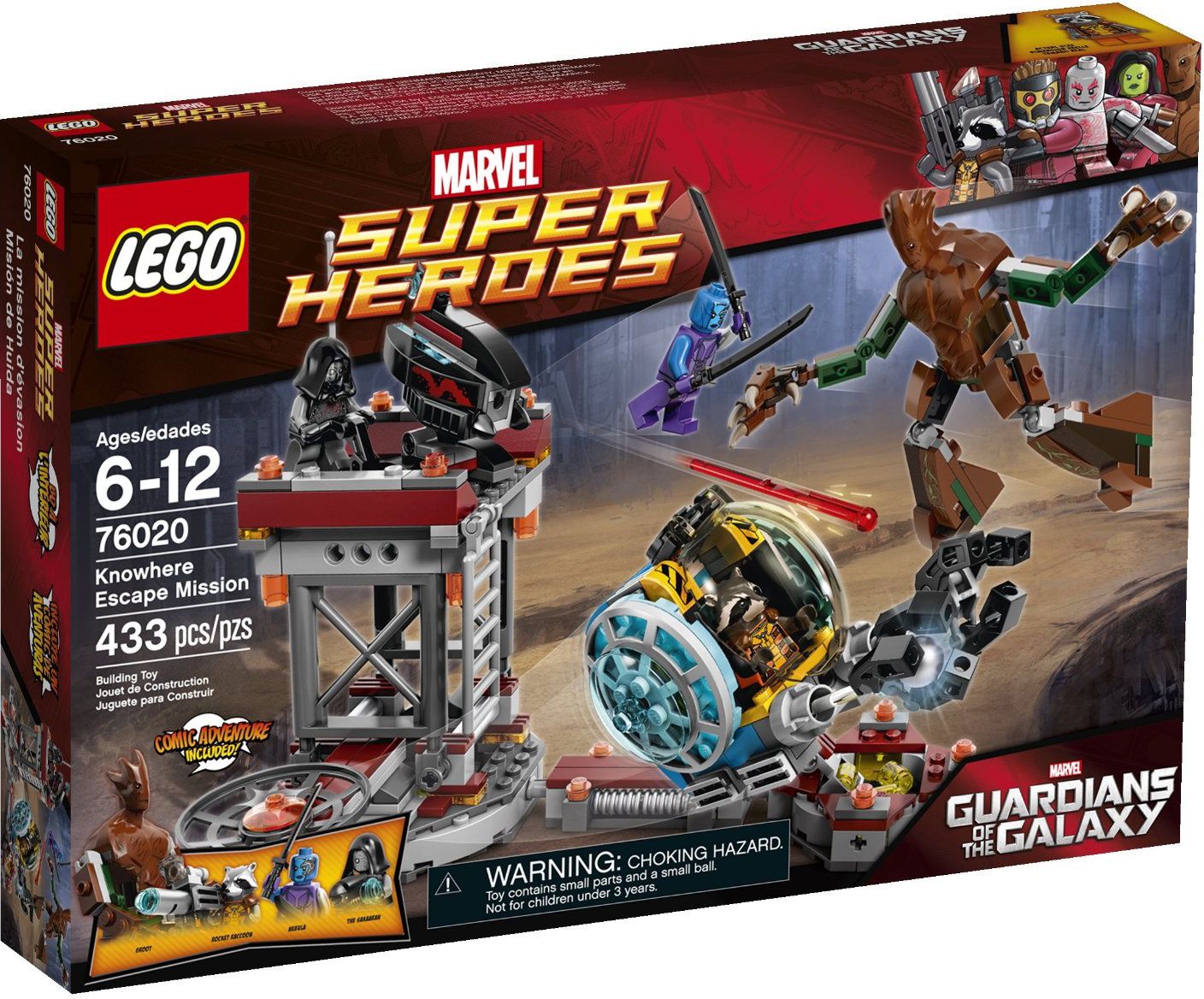 LEGO Marvel Super Heroes Ucieczka z bazy Knowhere (76020)