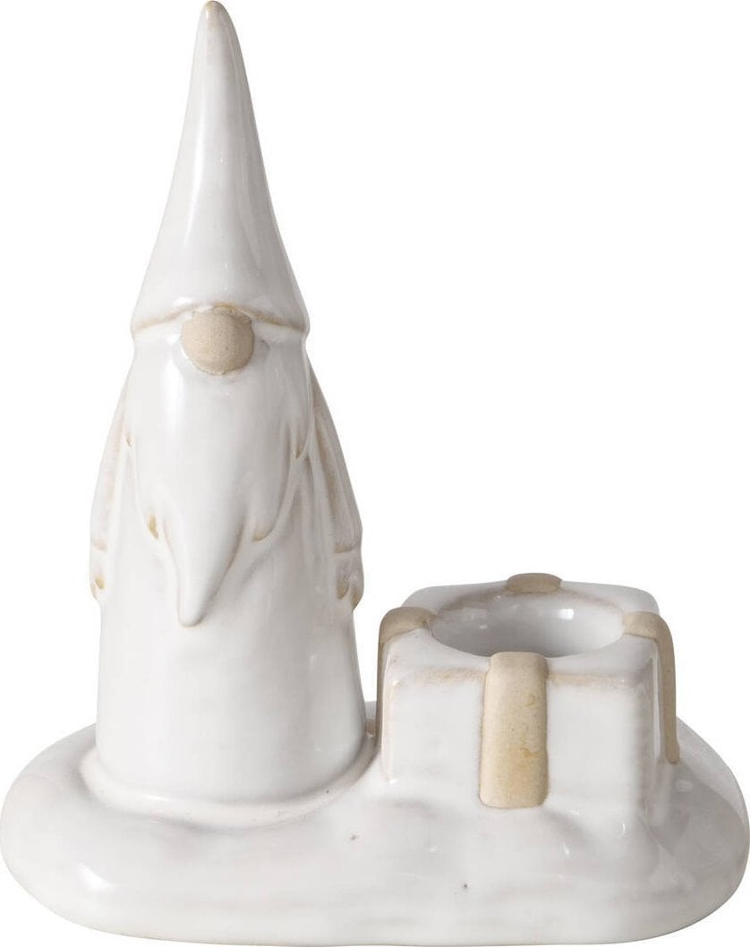 Boltze Świecznik z gnomem na pojedynczą świecę SLAVKO, wys. 11 cm