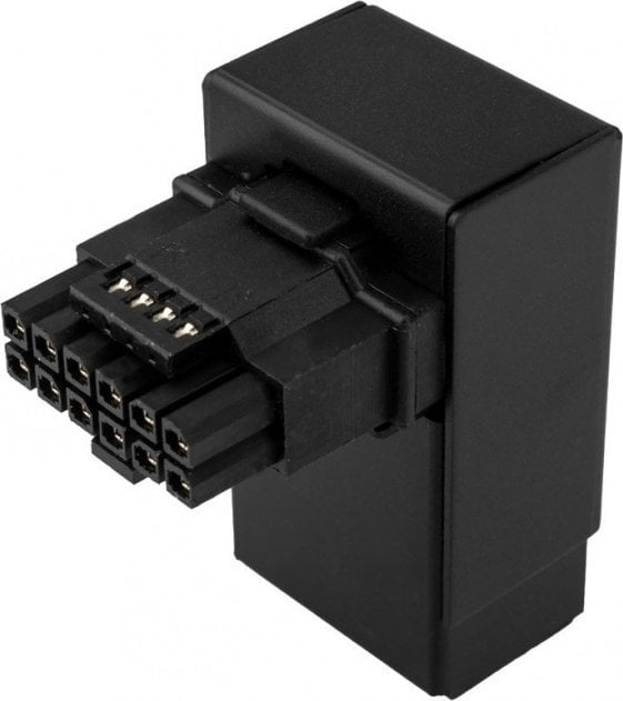 Kolink Kolink Core Pro 12V-2x6 90 Degree Adapter - Type 1, Black