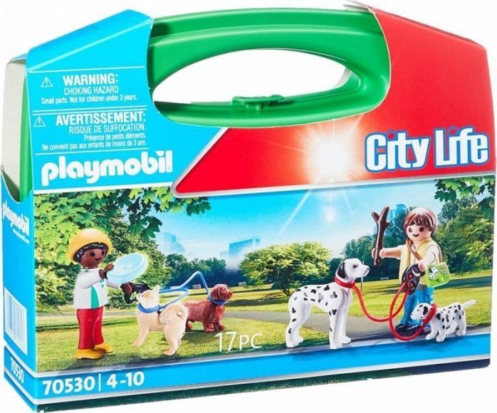 Playmobil Playmobil Zestaw City Life 70530 Skrzyneczka Spacer z psami
