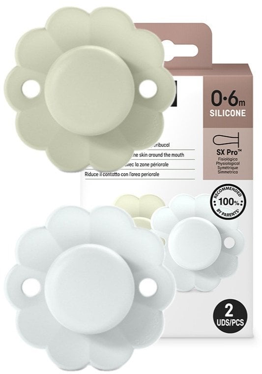 SUAVINEX - 308403-SMOCZEK FIZJOLOGICZNY SX PRO SILIKONOWY 2SZT/0-6M/AQUA-BLUE/WONDER