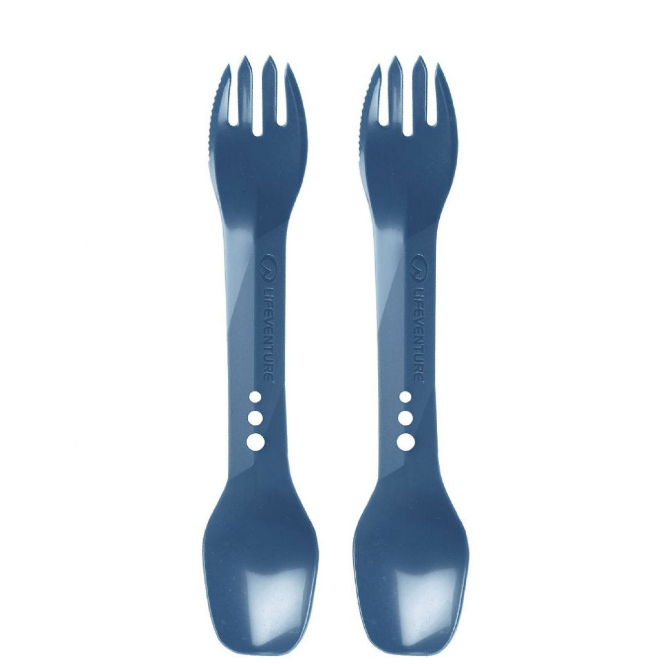 Ellipse Spork, 2-Pack, Navy Blue