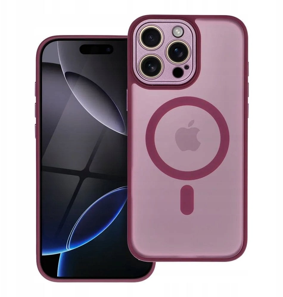 Futerał VARIETE MAG COVER kompatybilny z MagSafe do SAMSUNG A07 fioletowy