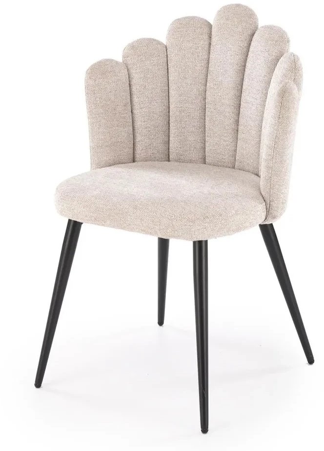 Krzesło tapicerowane K552 beżowe HALMAR