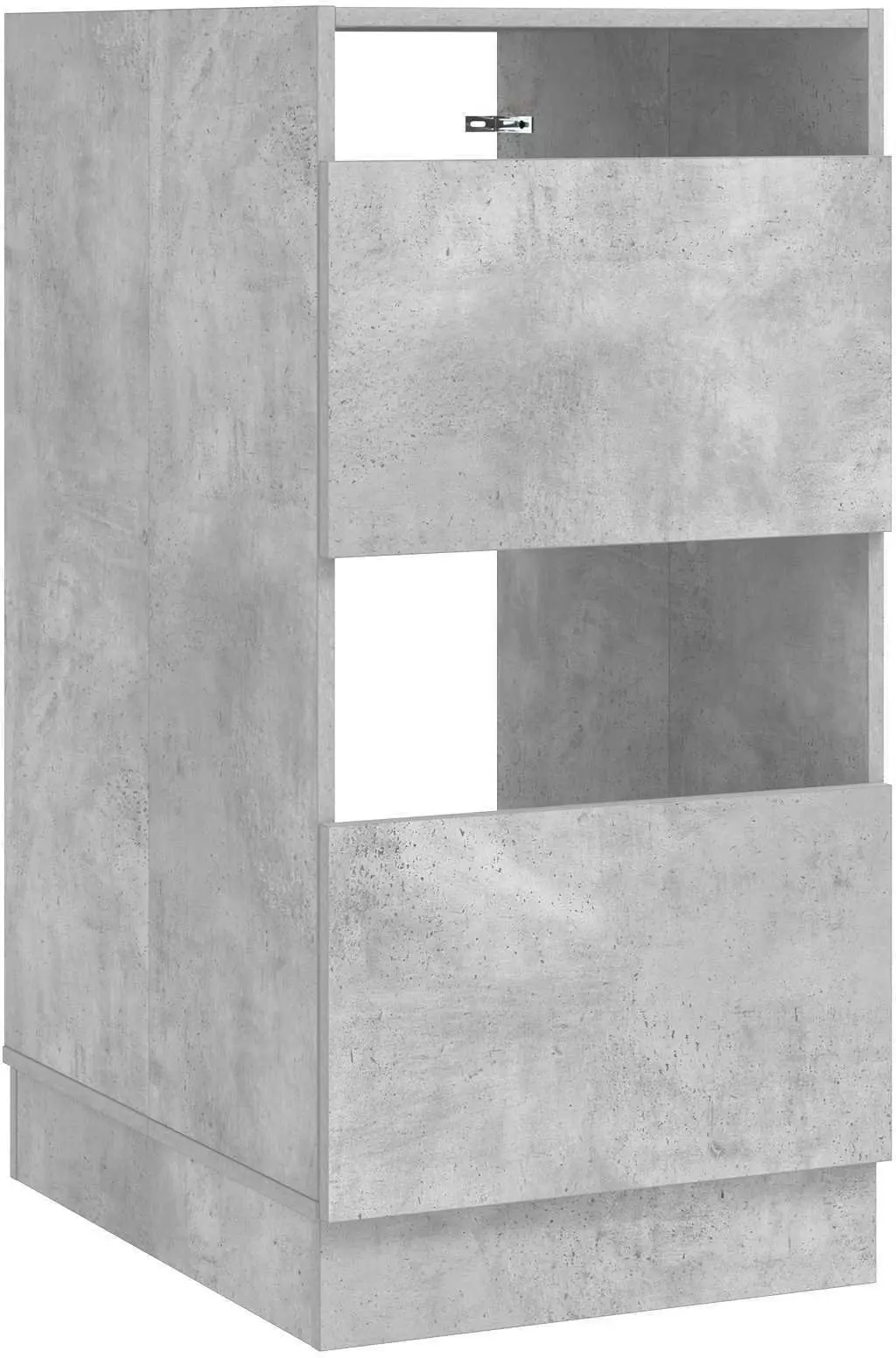 vidaXL Szafka do prania z drzwiami Betonowy