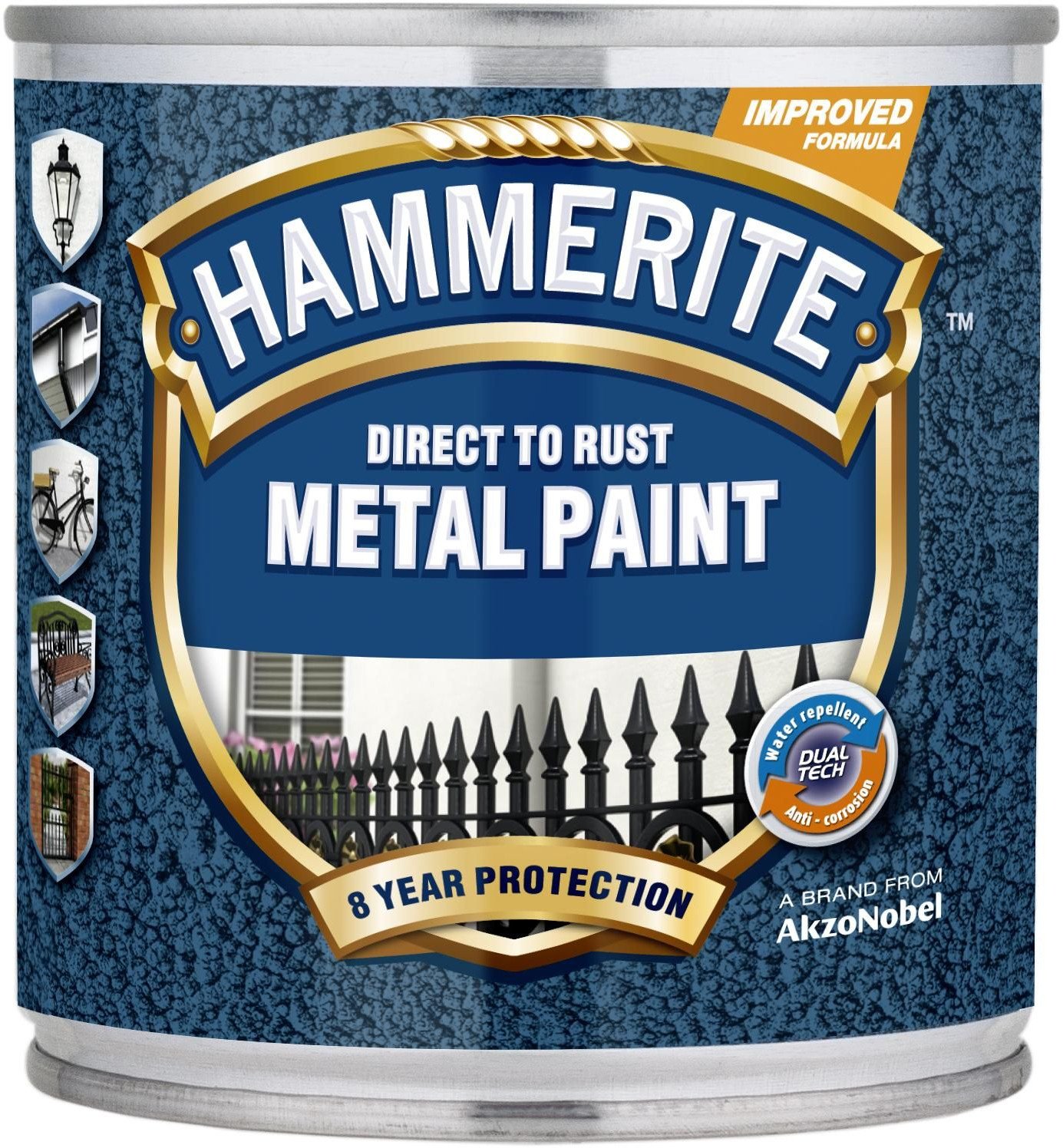 PAINT HAMMERITE SILVER SATIN 250ML