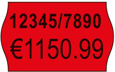 Avery Zweckform ETYK.ZF RPLP1626 DO METKOWNIC CZE.16X26 ETYKIETA DO METKOWNIC CZERWONA - RPLP1626