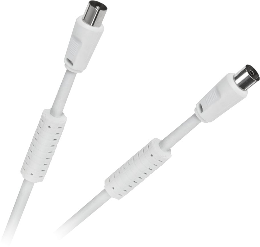 Kabel TV-Video biały kątowo/kątowy 2,0m