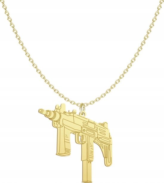 Radziszewska Jewellery Pozłacany Naszyjnik UZI GRAWER GRATIS