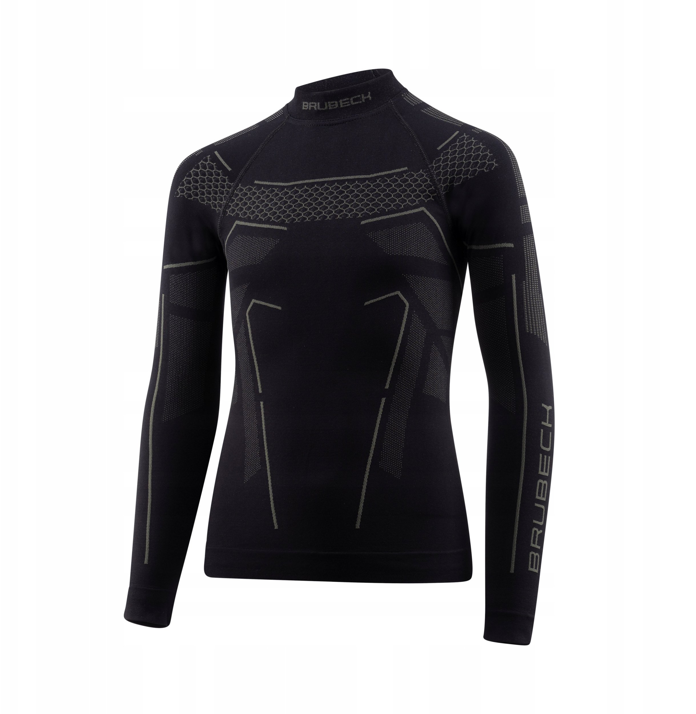 LS1612J Bluza dziecięca THERMO JUNIOR czarny/grafitowy 140/146