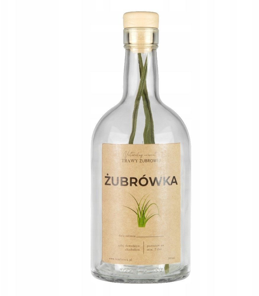 Dary Natury Butelka 500ml z Trawa Bison - ŻUBRÓWKA TURÓWKA